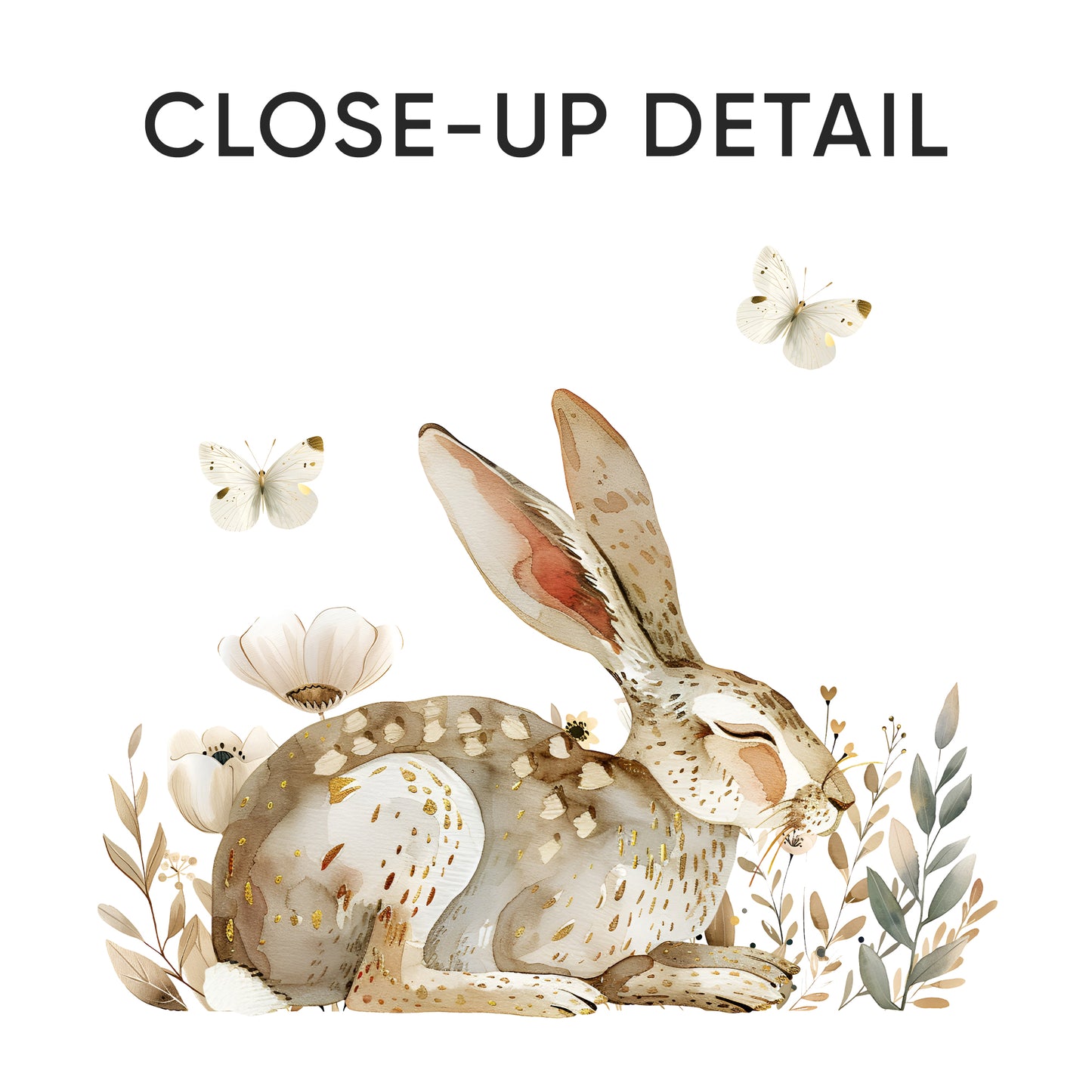 Whimsical Woodland Hare Set, Set of 3, N077