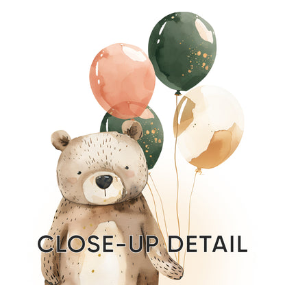 Dream Big Nursery Bear Balloon Set, Set of 3, N078