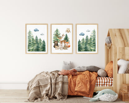 Forest Friends Gathering Series Set of 3 N008