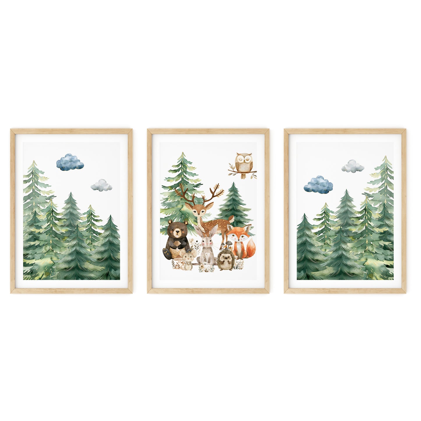 Forest Friends Gathering Series Set of 3 N008