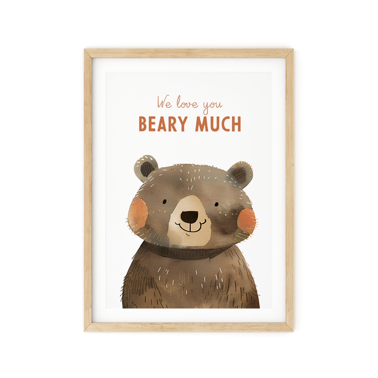 Little Bear's Embrace Poster N012