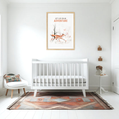 Fox Adventure Nursery Print N018