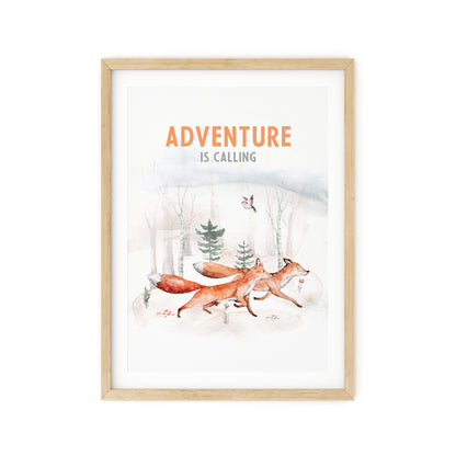 Fox Trail Adventure Print N023