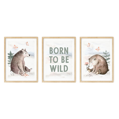 Set of 3 Wilderness Whispers Series, N025