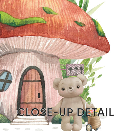 Set of 3 Whimsical Woodland Nursery Art Prints, 160