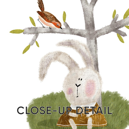 Set of Three Nursery Art Prints, Woodland Animals Wall Art For Kids, Green Nursery Art, Nursery Poster, Neutral Tone Storybook Print N200