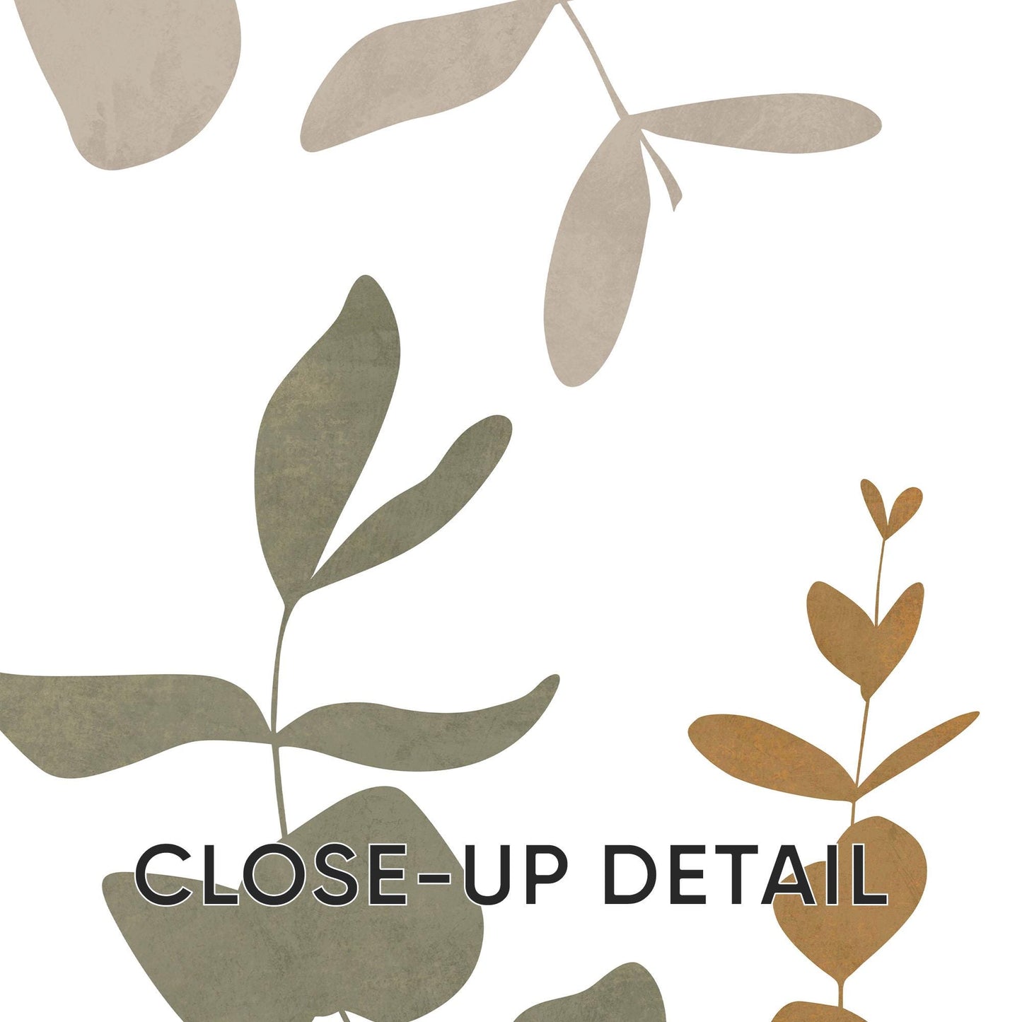 Boho Abstract Wall Art Set of 3 – Neutral Botanical Prints – Earthy Japandi Decor – Minimalist Geometric Posters – Modern Home Print B34