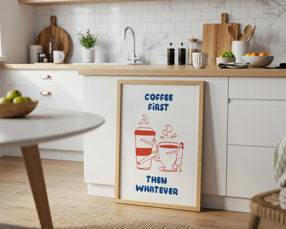 Funny Coffee Quote Poster Set – Espresso, Cafe Wall Art Trio (3 Prints) D135