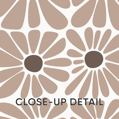 Boho Floral Botanical Wall Art Set of 3: Beige Abstract Prints, Neutral Minimalist Posters for Modern Living Room Decor B50