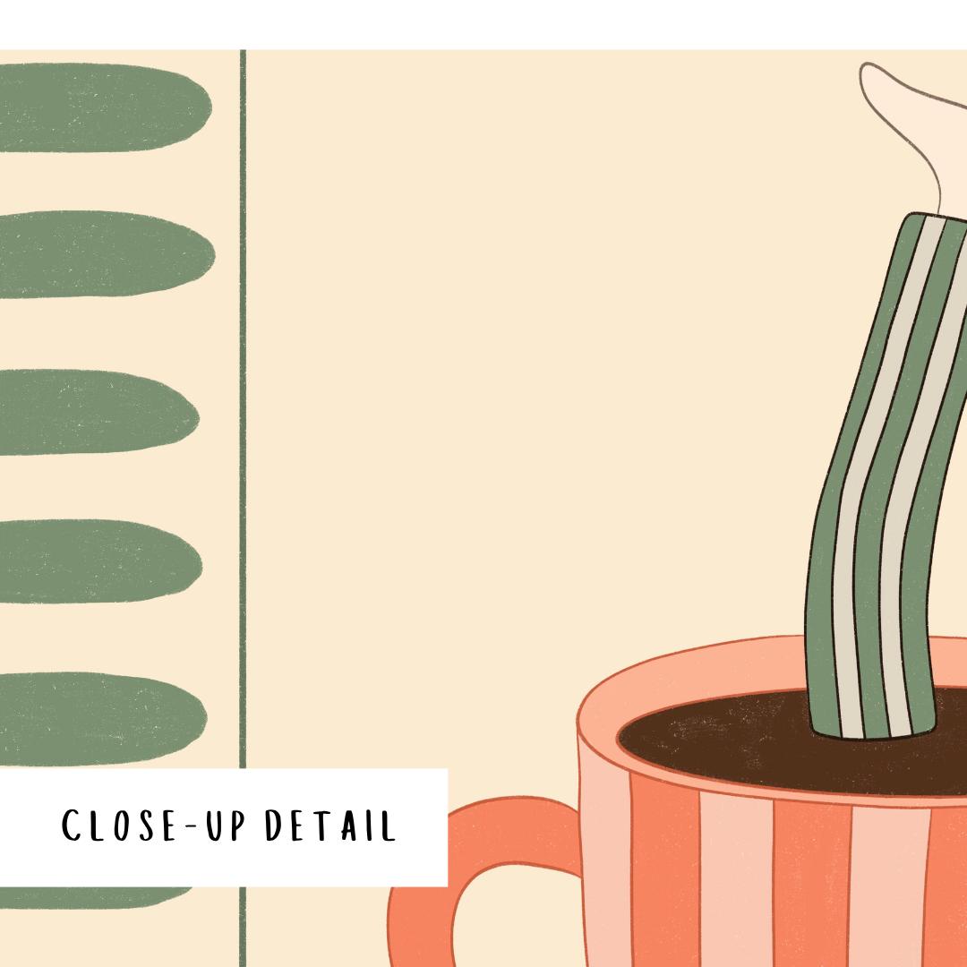 Funny Coffee Poster, Quirky Kitchen Wall Art, Coffee Station Decor, Good Morning Print MR21