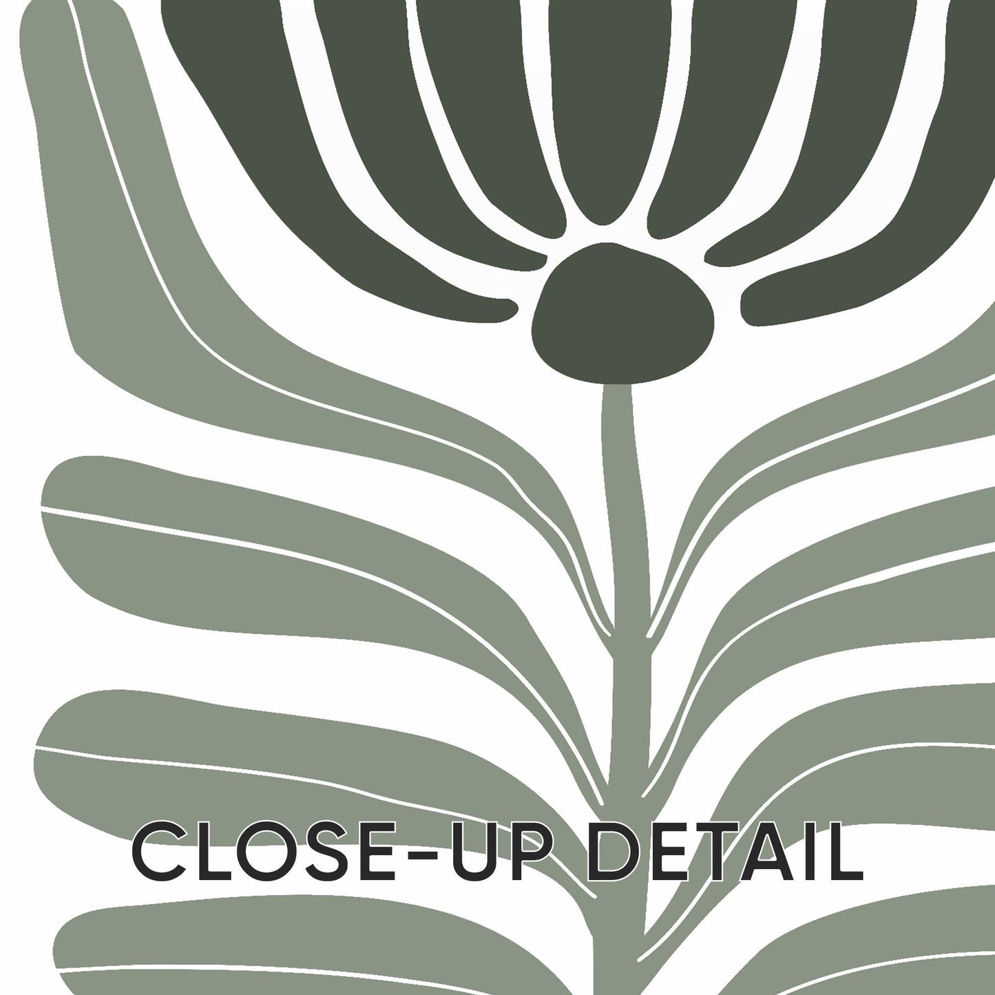 Abstract Botanical Wall Art Set, Green Leaf Vase Prints in Scandinavian Style, Minimalist Plant Decor for Modern Living Room or Bedroom B51