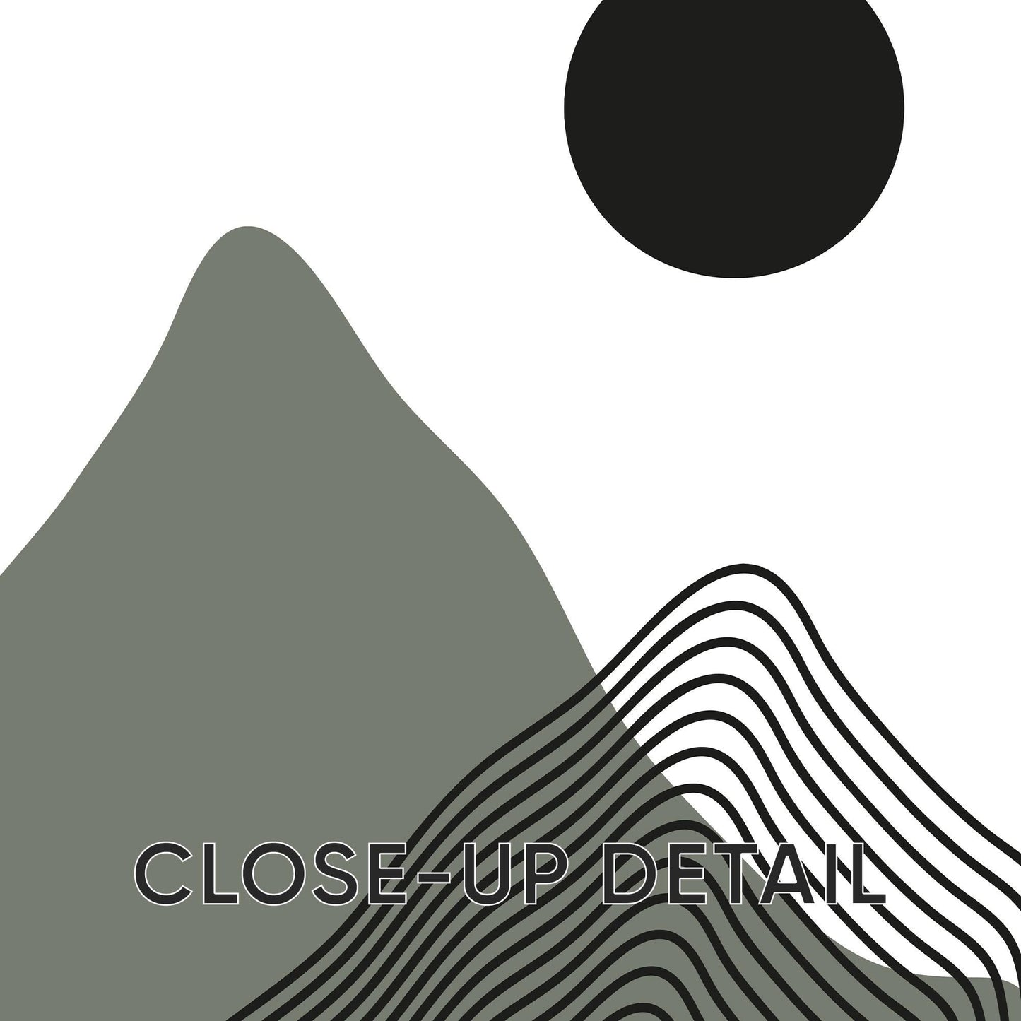Minimalist Mountain Wall Art Set of 3 – Modern Black Line Art Landscape Prints – Abstract Scandinavian Nature Decor for Living Room B39