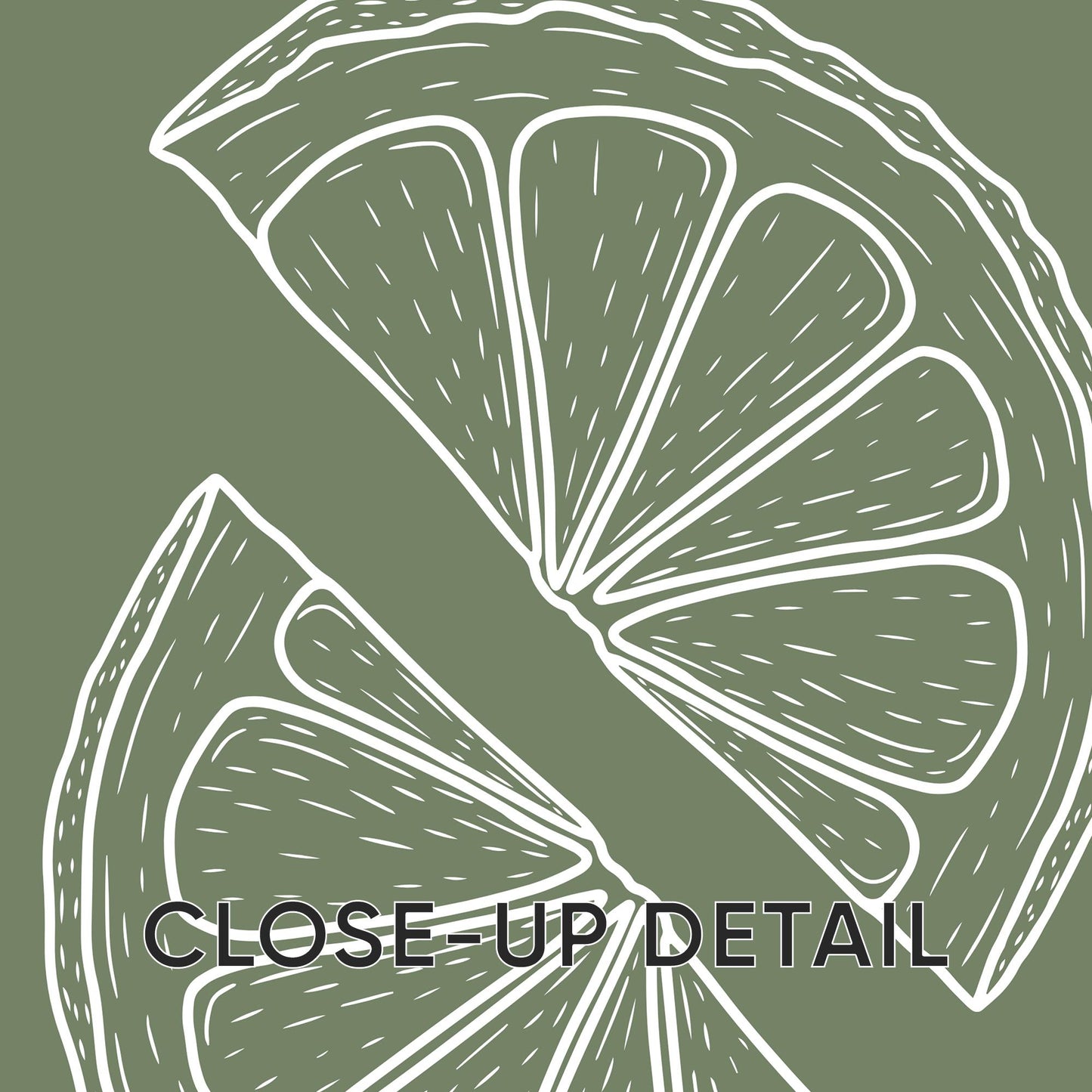 Green Kitchen Print Set, Cocktail Glass, Lime Slice, Bar Decor D147