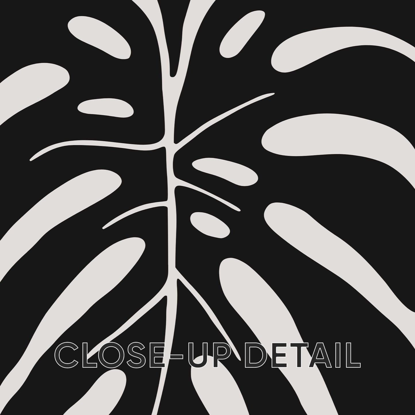 Abstract Botanical Wall Art - Black and Beige Leaf Print Set of 3 for Modern, Japandi, Minimalist, or Scandinavian Interior Decor B54