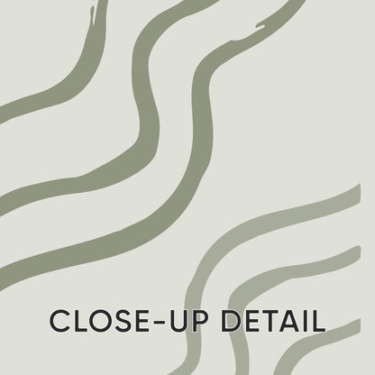 Sage Green Minimalist Wall Art Set of 3 – Scandinavian Abstract Line Prints for Neutral Gallery Decor B064