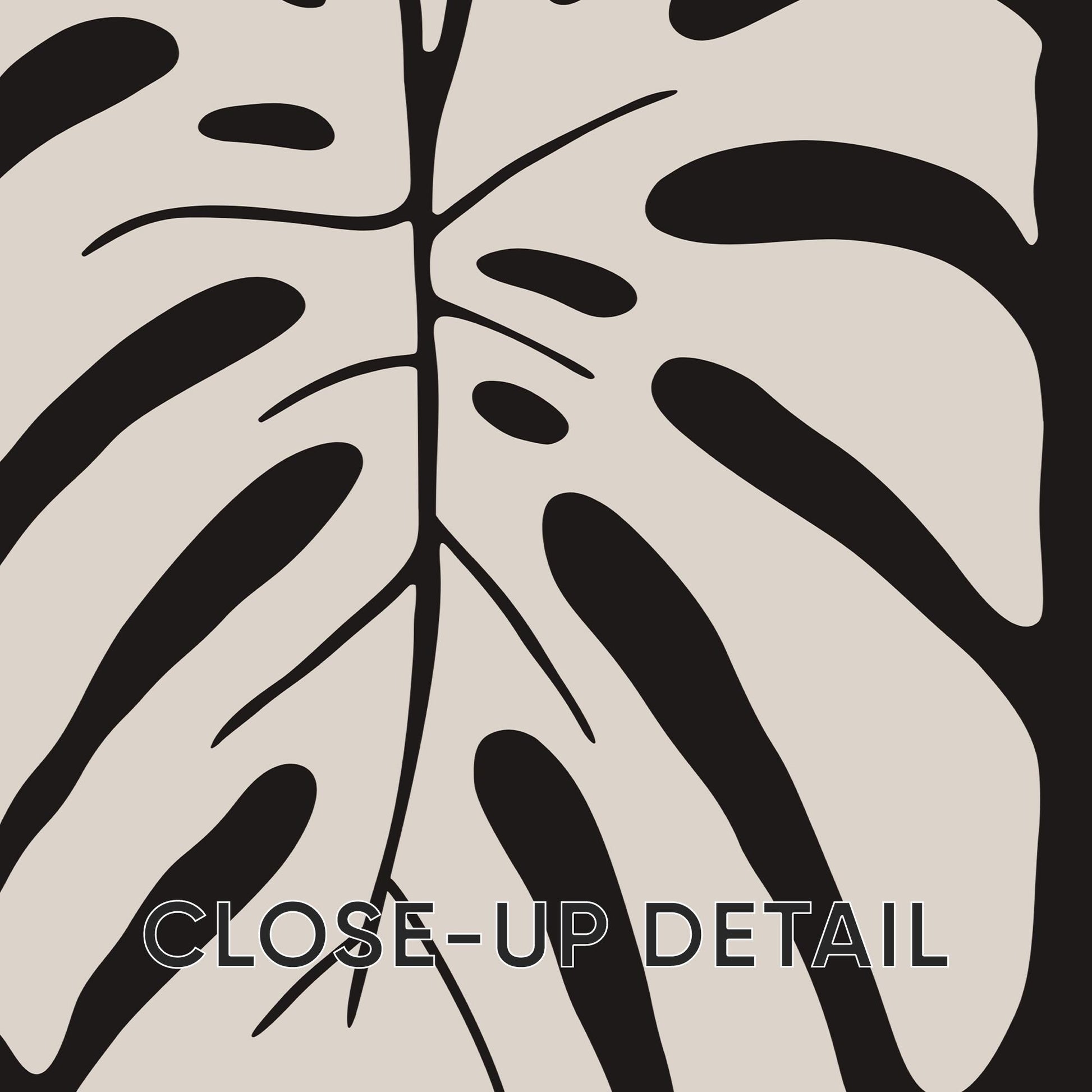Modern Abstract Botanical Prints for Neutral Gallery Wall – Set of 3 Unframed Beige & Black Line Art for Living Room Decor B066