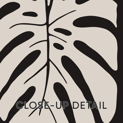 Modern Abstract Botanical Prints for Neutral Gallery Wall – Set of 3 Unframed Beige & Black Line Art for Living Room Decor B066