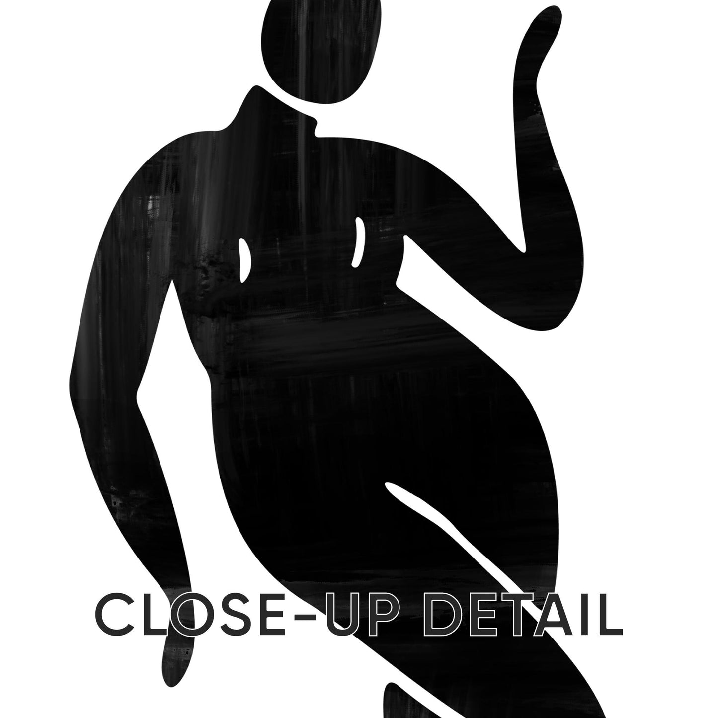 Minimalist Black and White Wall Art Set – Abstract Geometric Prints with Feminine Silhouette for Bedroom, Gallery Wall or Modern Decor B070