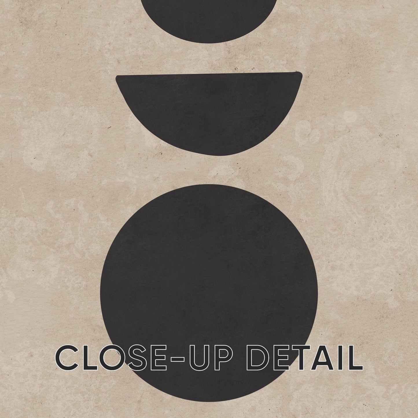 Minimal Abstract Poster Trio – Neutral Beige and Black Wall Art for Modern, Scandinavian or Mid-Century Room, Gallery Wall Decor B073