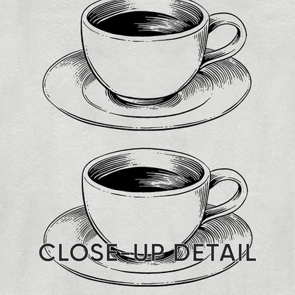 Coffee Croissant Print – Black and White Kitchen Wall Art (Physical Print) D149