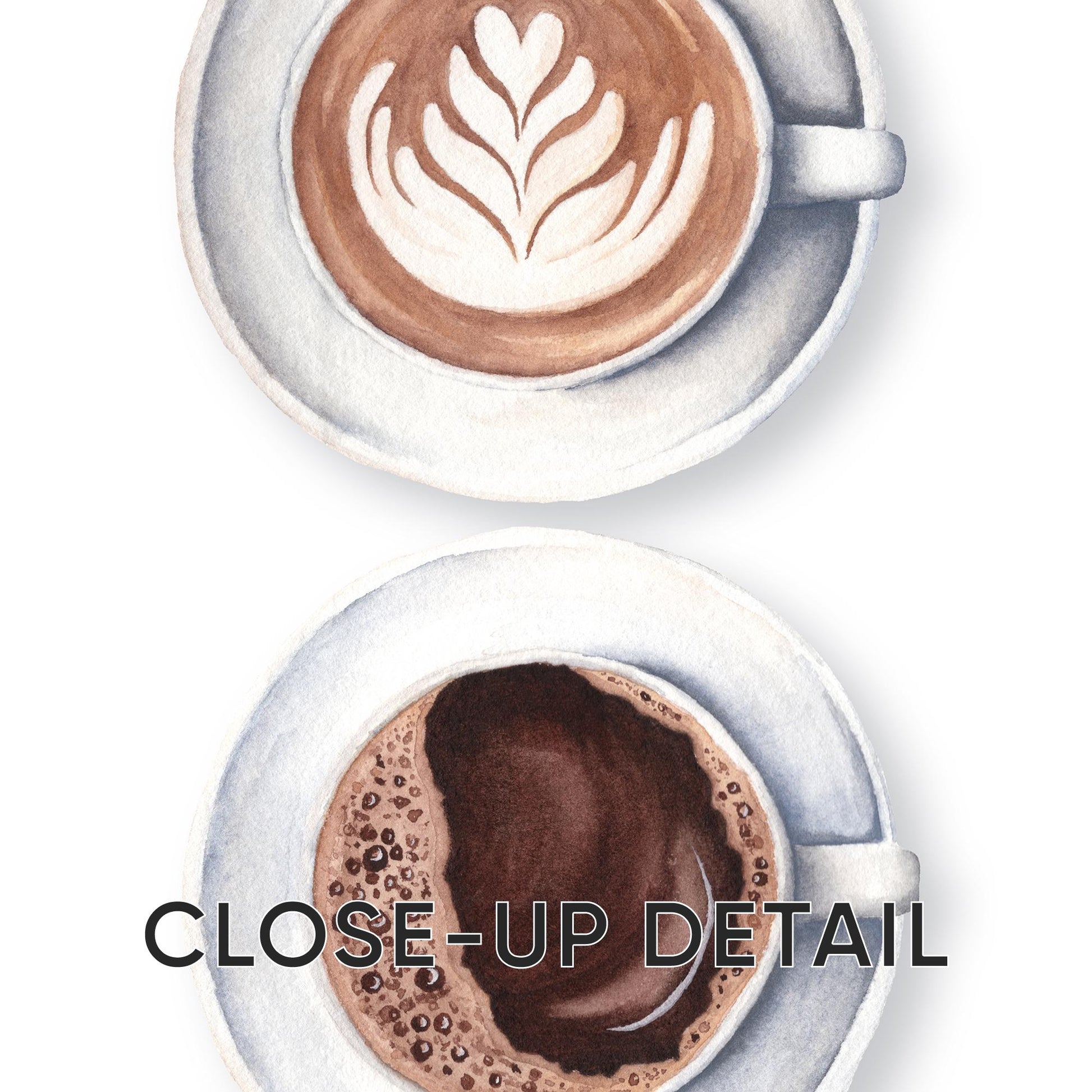 Coffee Poster Trio – Modern Kitchen Wall Art, Latte Art Decor, Neutral Coffee Sign Prints, Barista-Inspired Wall Decor D153