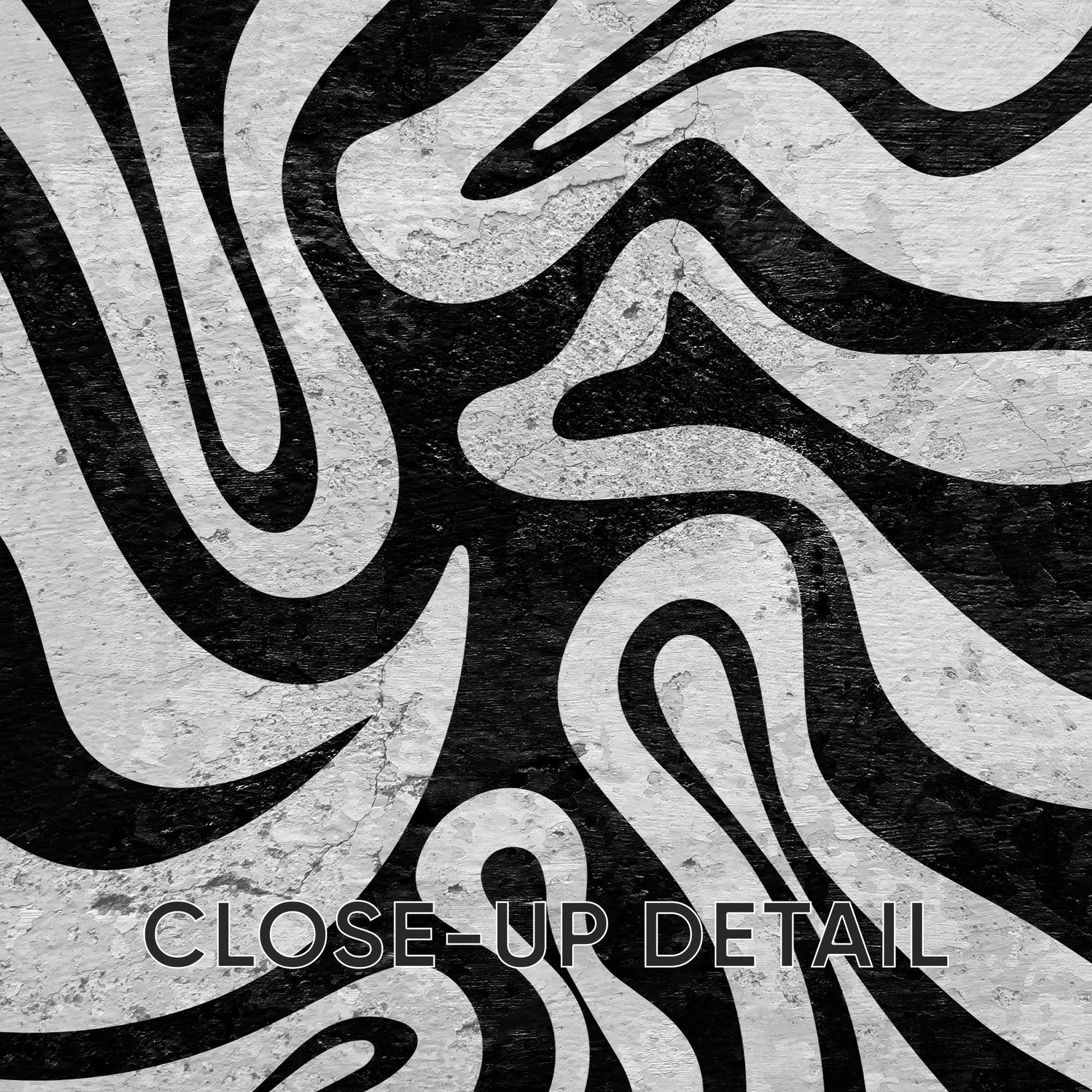 Abstract Black and White Wall Art Triptych, Minimalist Modern Prints, Mid Century Artwork for Living Room and Bedroom Decor B078
