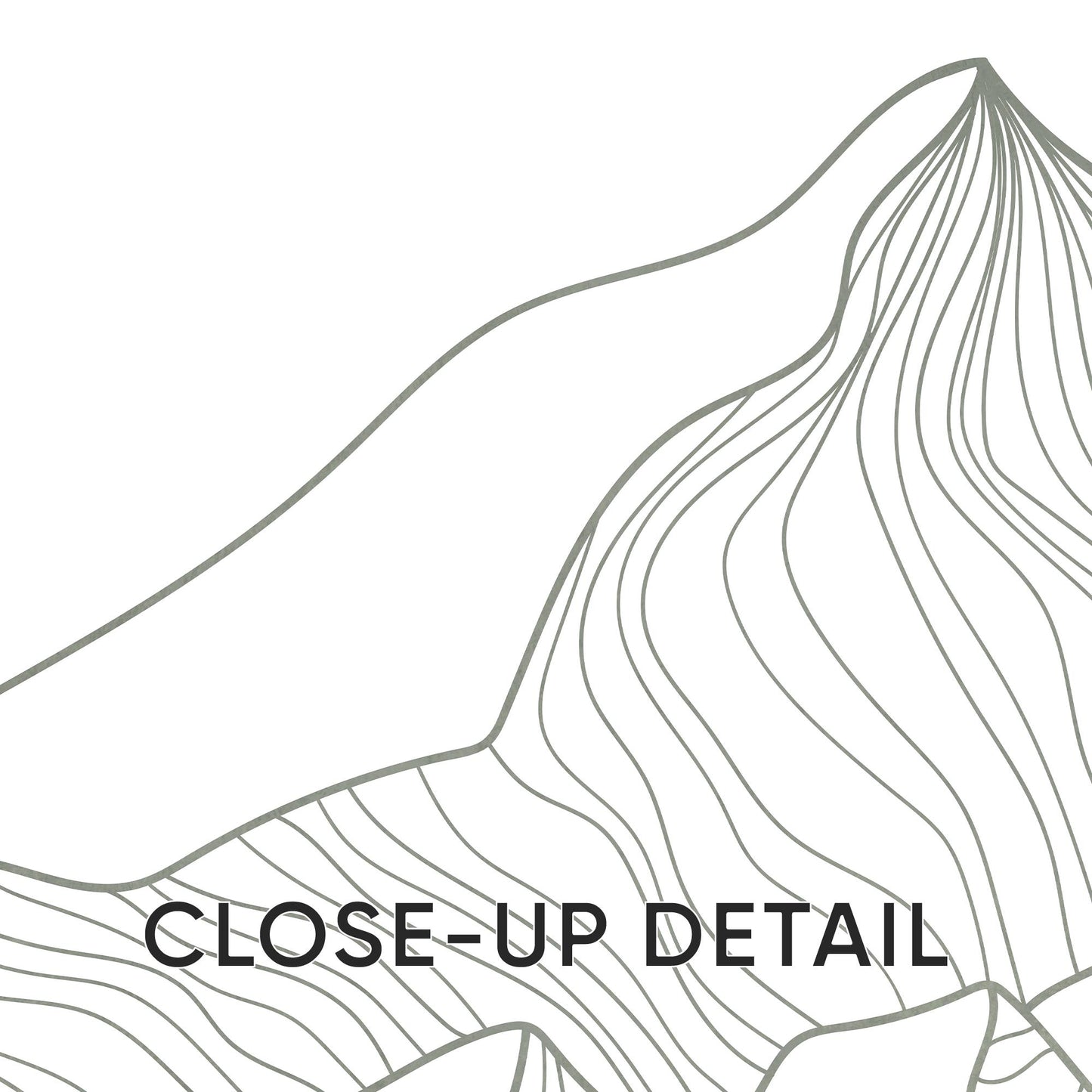 Japandi Mountain Line Art Print Set | Neutral Boho Triptych B092