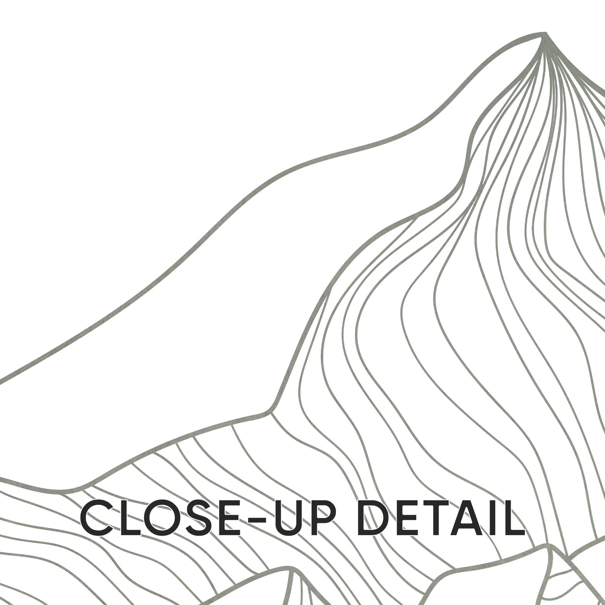 Japandi Mountain Line Art Print Set | Neutral Boho Triptych B092