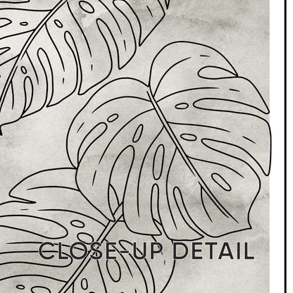 Botanical Line Art Prints, Green Abstract Boho Floral Decor, Japandi Coastal Poster Wall Art Set of 3 B136