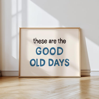 Retro Mid-Century Quote Print – Hand-Drawn Wall Art Poster (Unframed) MR44