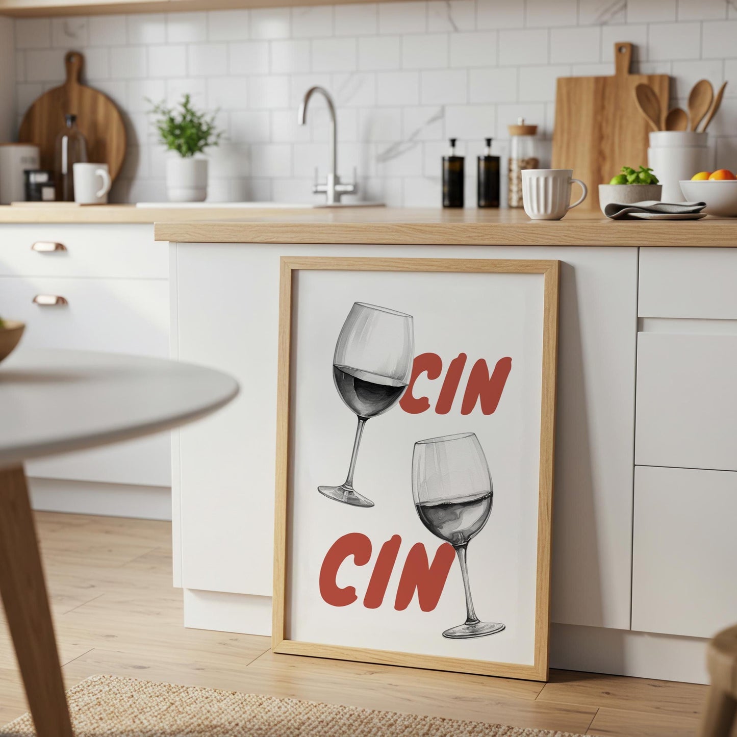 Funny Wine Art Print Set, Kitchen Bar Decor (Unframed) d132