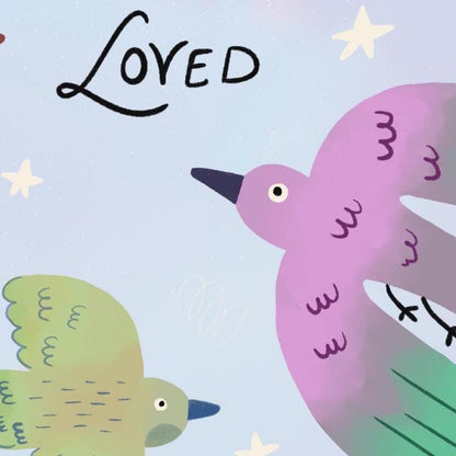 You Are So Loved Nursery Wall Art, Children's Bedroom Poster, Playroom Decor (MR70)