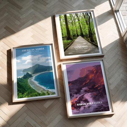 National Park Vintage Poster Set – Retro Travel Prints