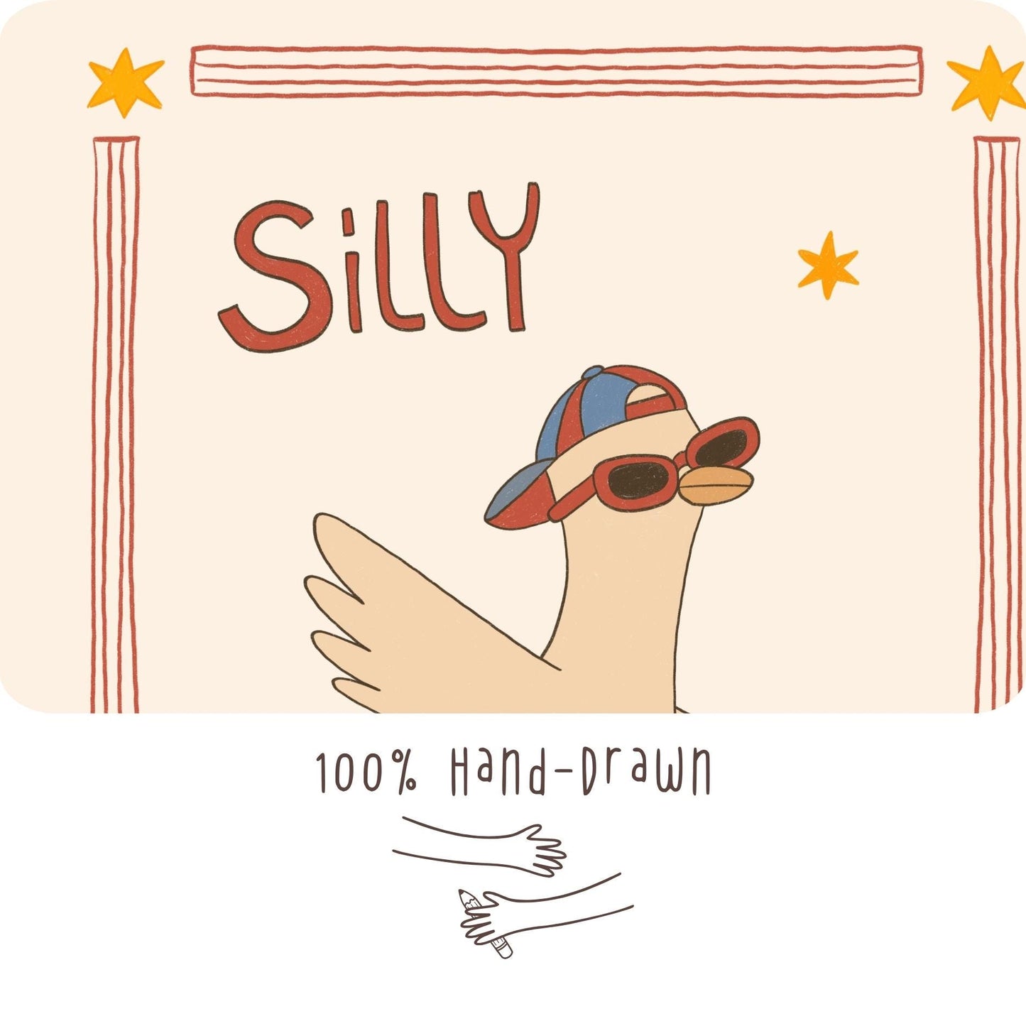 Playroom Wall Art, Nursery Decor, Silly Goose, You Are Magic, Snug Bug, Kids Room Print Set of 3 (ST5)