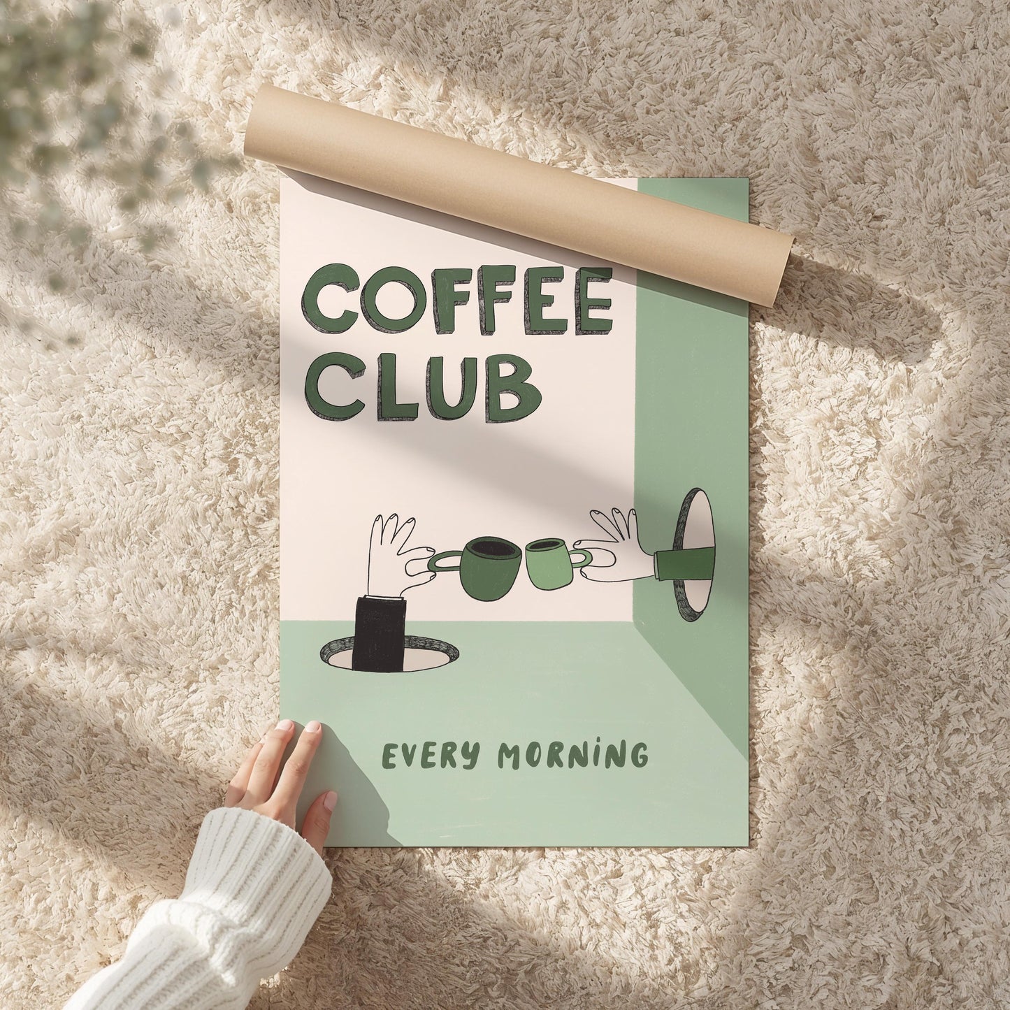 Coffee Wall Art, Bar Sign, Coffee Club Print, Kitchen Decor, Coffee Lover Gift (MR122)