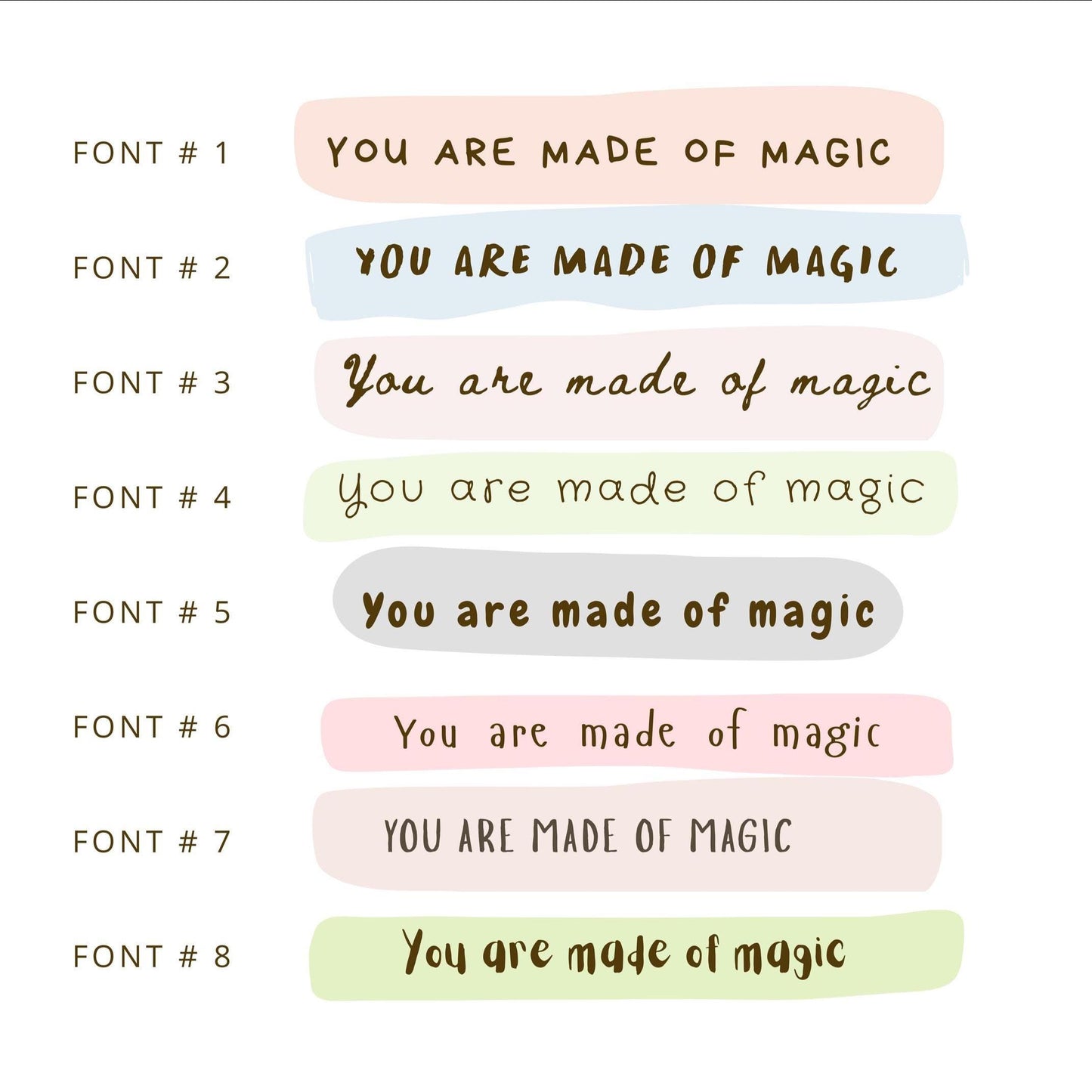 Custom Quote Print, Hand Drawn Colorful  Star Poster, Custom Wall Art, Personalized Text (MR140) — poster 2