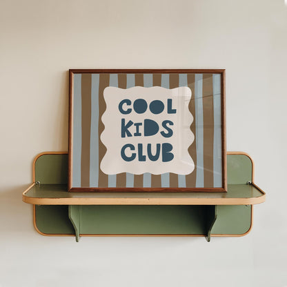 Cool Kids Club Wall Art, Striped Playroom Poster, Kids Room Decor MR128 — poster 12