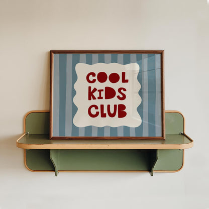 Cool Kids Club Wall Art, Striped Playroom Poster, Kids Room Decor MR128 — poster 11