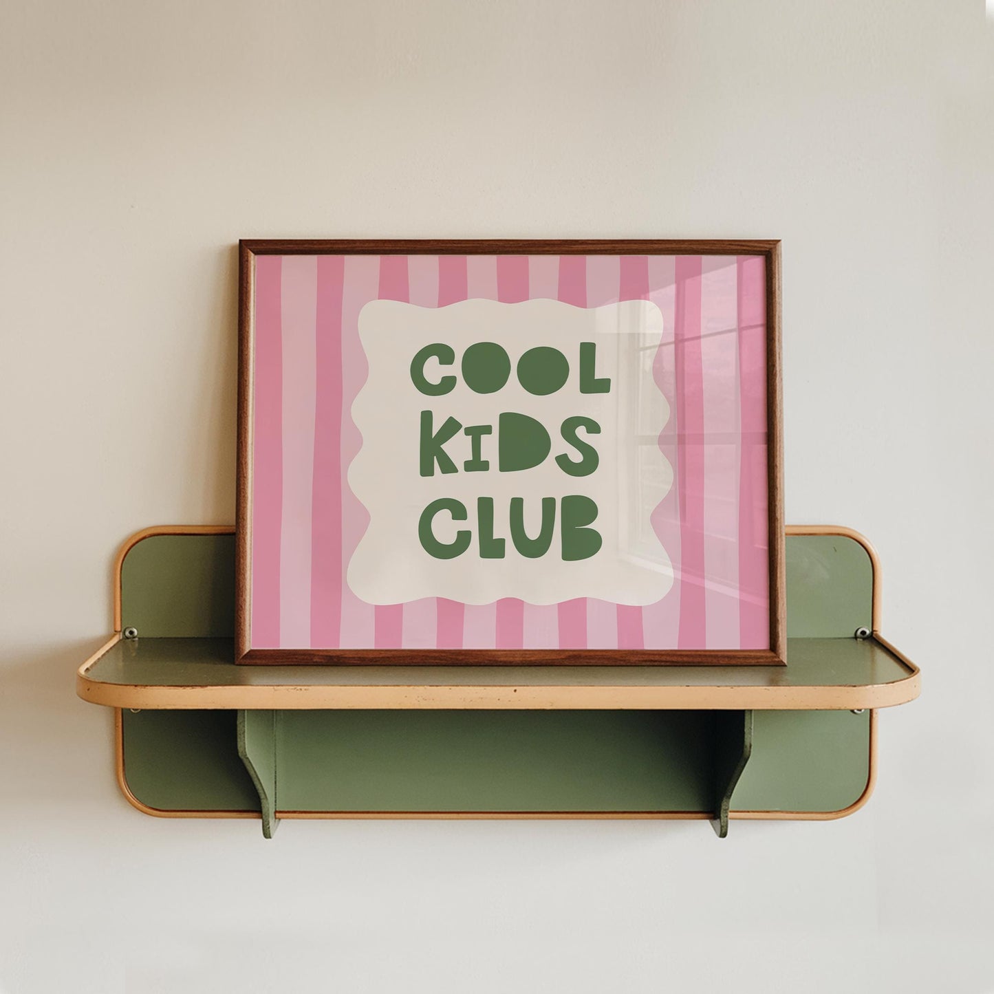 Cool Kids Club Wall Art, Striped Playroom Poster, Kids Room Decor MR128 — poster 14