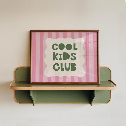 Cool Kids Club Wall Art, Striped Playroom Poster, Kids Room Decor MR128 — poster 14