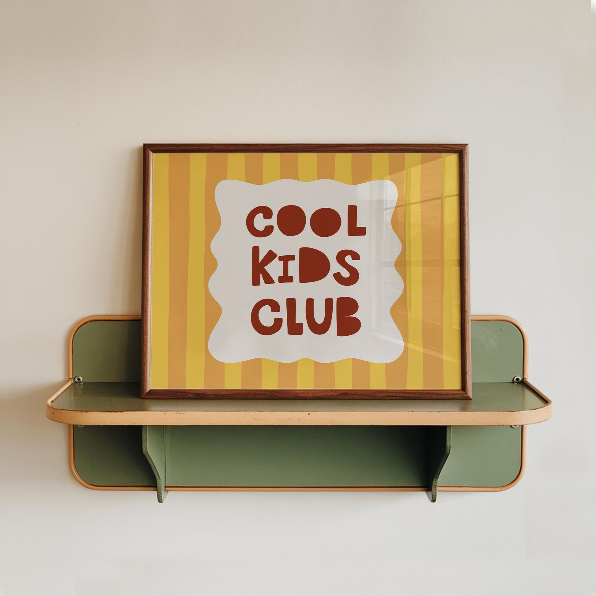 Cool Kids Club Wall Art, Striped Playroom Poster, Kids Room Decor MR128 — poster 13