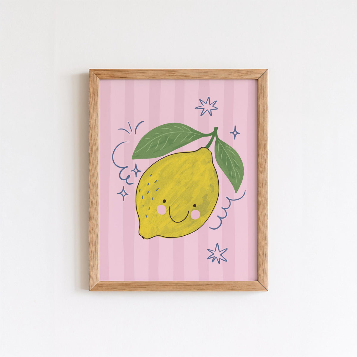 Lemon Wall Art, Fruit Poster, Kitchen Print, Kids Room Decor, Whimsical Citrus Artwork (MR88) — poster 11