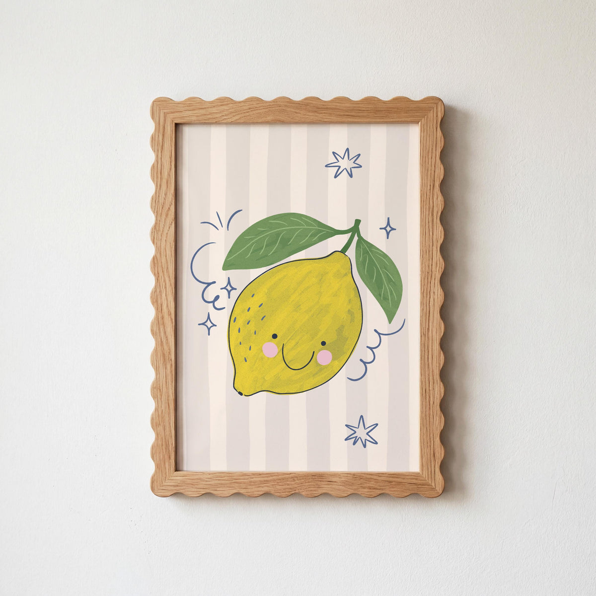 Lemon Wall Art, Fruit Poster, Kitchen Print, Kids Room Decor, Whimsical Citrus Artwork (MR88) — poster 5