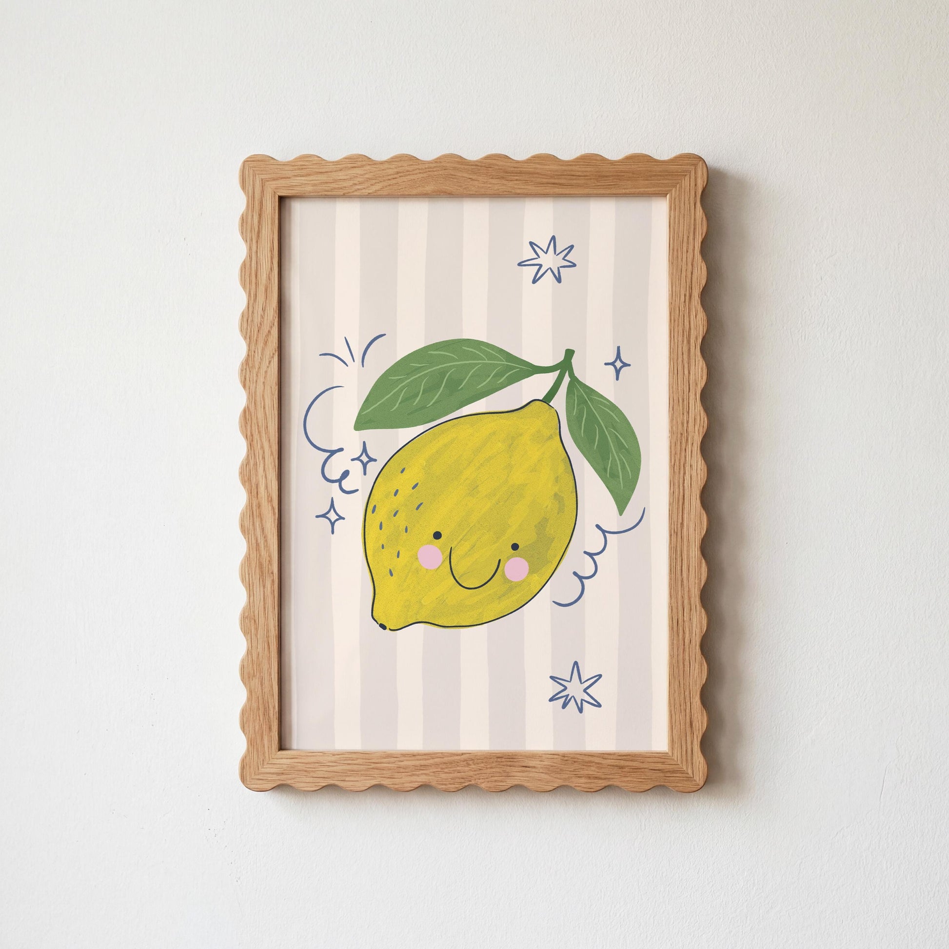 Lemon Wall Art, Fruit Poster, Kitchen Print, Kids Room Decor, Whimsical Citrus Artwork (MR88) — poster 5