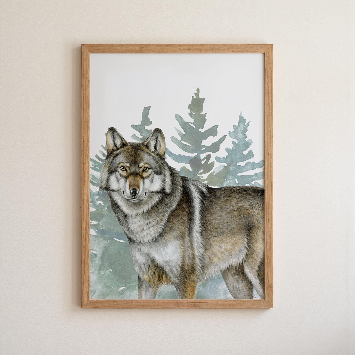 Woodland Animal Prints, Nursery Wall Art, Woodland Nursery Decor (Set of 3) N247 — poster 10