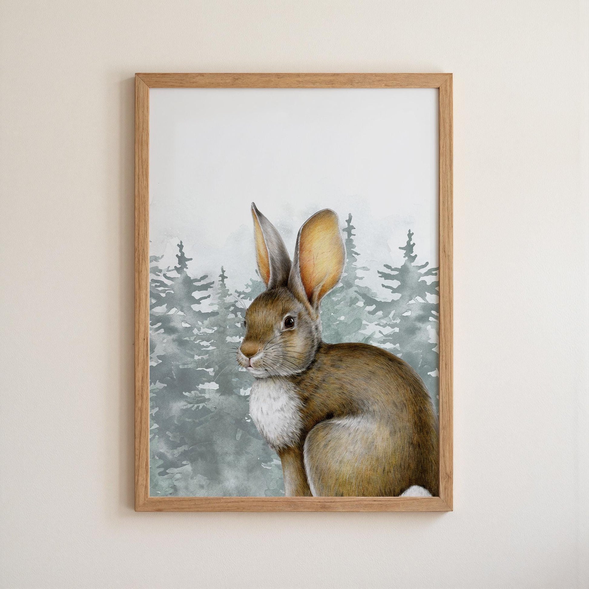 Woodland Animal Prints, Nursery Wall Art, Woodland Nursery Decor (Set of 3) N247 — poster 9