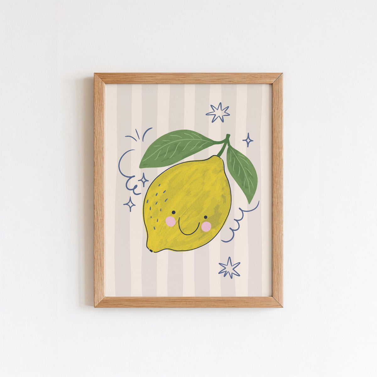 Lemon Wall Art, Fruit Poster, Kitchen Print, Kids Room Decor, Whimsical Citrus Artwork (MR88) — poster 10