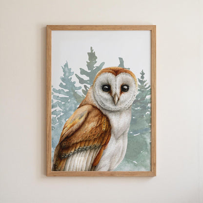 Woodland Animal Prints, Nursery Wall Art, Woodland Nursery Decor (Set of 3) N247 — poster 15