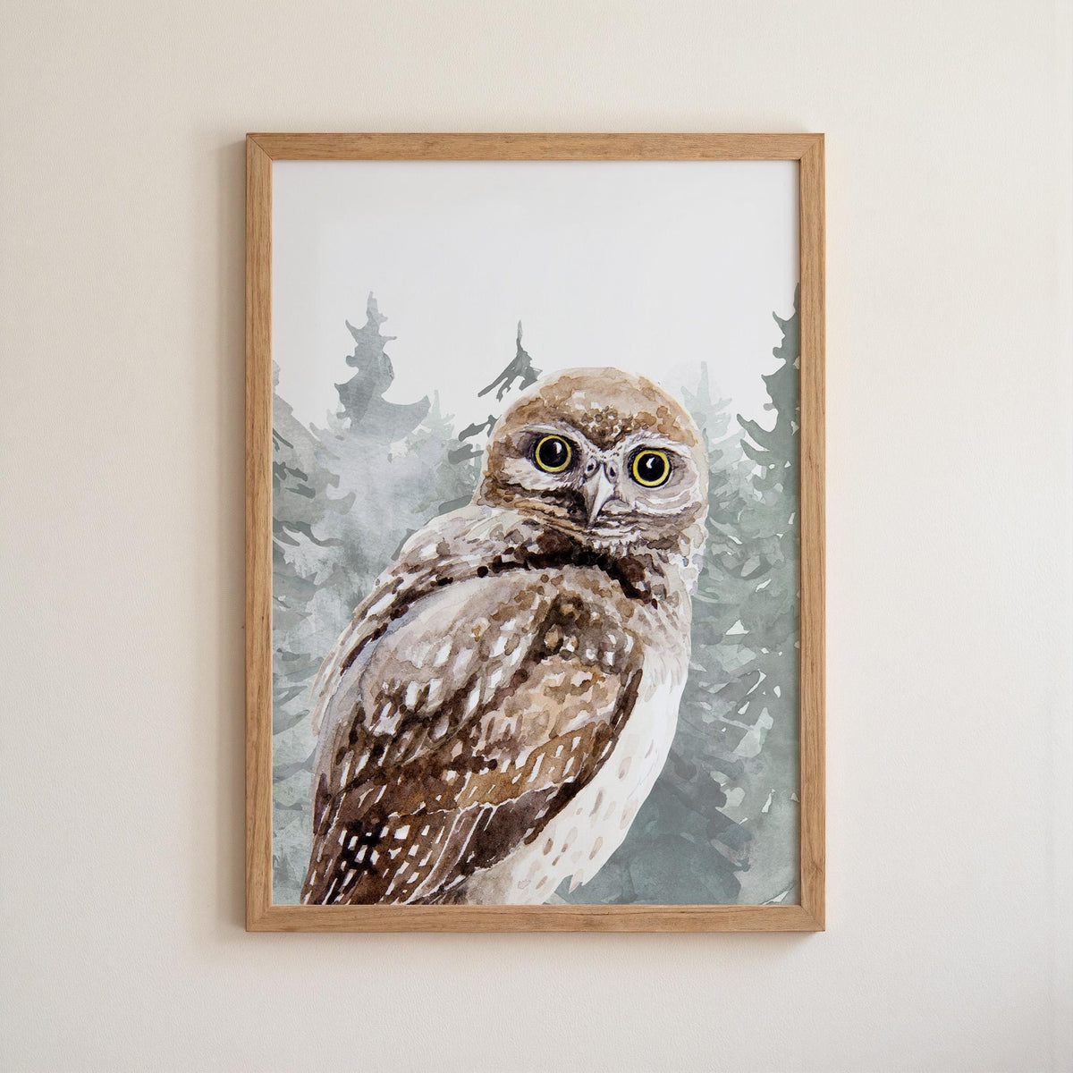 Woodland Animal Prints, Nursery Wall Art, Woodland Nursery Decor (Set of 3) N247 — poster 12