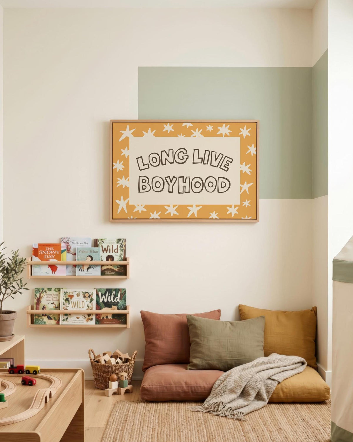 Long Live Boyhood Print, Boys Room Wall Art, Playroom Star Poster, Boy Nursery Decor (MR158) — poster 5